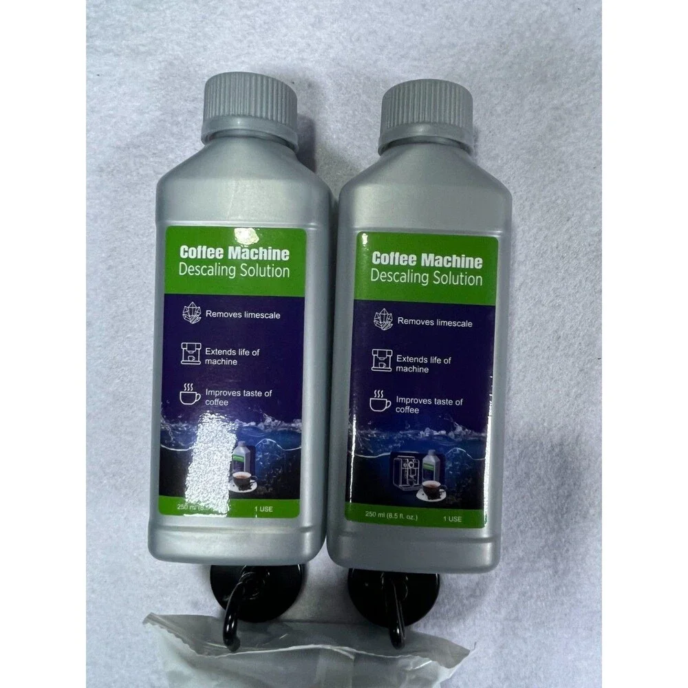2 Coffee Machine Descaling Solution 250ml Universal Cleaner Removes Limescale